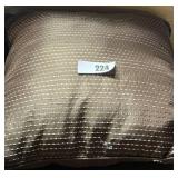 Charcoal Gray Throw Pillow