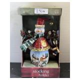 Holiday Time Snowman Stocking Holder