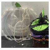 Mixed Halloween; Light Up Jack o Lantern & More