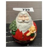 Vintage Ceramic Santa Bank