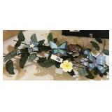 Vintage Metal HomeCo Butterfly / Floral Decor