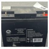 New Battery; 12V22Ah