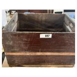Vintage Wooden Box w/ Handles