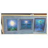 Underwater Wall Art; Dolphins