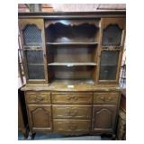 Vintage Wooden China Cabinet; 53*21*69