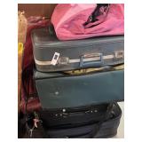Large Vintage Suitcase Lot