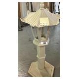 Cement Outdoor Lamp Post; Heavy; 15*35*15