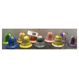 Lot of (10) Ceramic Bell Ornaments