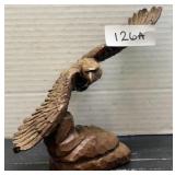 Vintage Americana Hand Carved Eagle 8"