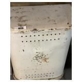 Vintage Metal Laundry Hamper