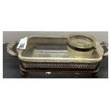Vintage Silver Plated Serving Platter & More