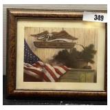 God Bless America Framed Wall Art