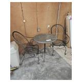 Beautiful Wrought Iron Table Set