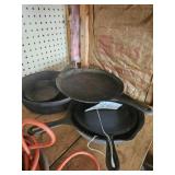 Cast Iron Lot Wagner Ware 5