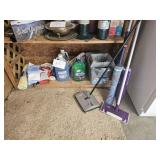 Cleaning Supplies-Bottom Shelf-brooms