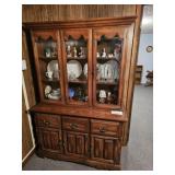 2 Piece Cochran Hutch & Contents