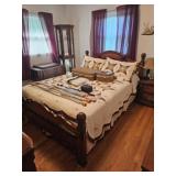 Queen Bed & Mattress-Contents on Top