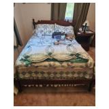 Full Size Bed-Matt & Box-Top Contents