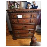 Wood 5 Drawer Chest