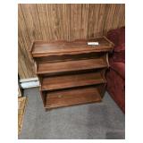 Vintage Wood Bookcase