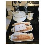 Corn Trays-Bottles-Neiman Ware