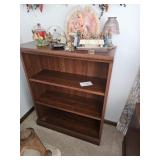 Wood 3 Shelf Bookcase