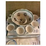 Portmeirion botanic garden punch bowl set