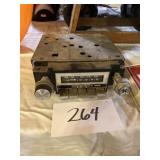 Old AM FM car radio