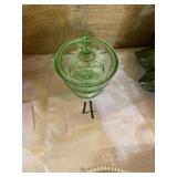 Uranium lidded dish