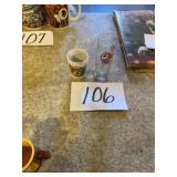 Washington Redskin shot glasses