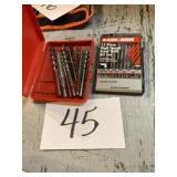 Assorted drillbits lot