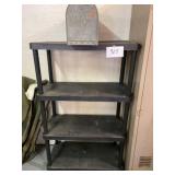 Shelving and mailbox