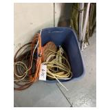 Assorted wire and hoses