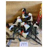 Blown mold penguin stakes 10 piece