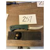 Old-timer Schrade plus knife with scab