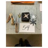 Knives and throwing stars
