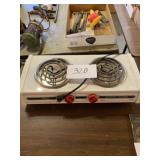 Two burner Muncie buffet range