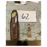 Folding knife, 22 caliber magazine