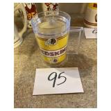 Redskins mug plastic