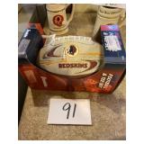 NFL, junior football, And tee set red skins