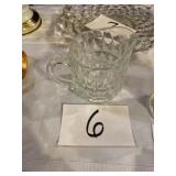 Fostoria crystal pitcher