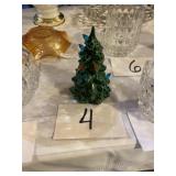 Ceramic Christmas tree 6 inches no base