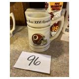 Redskins Super Bowl championship ceramic mug