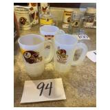 Redskins plastic mugs