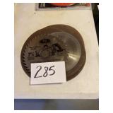 7 1/4 inch Skil saw blade and sand paper