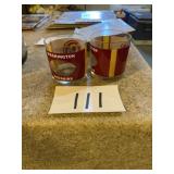 Washington Redskins glasses