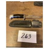 Buck 119 knife with scabbard