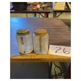 Vintage Hoosier, salt and pepper shakers
