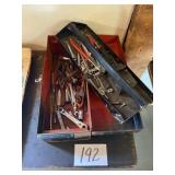 Metal tool, chest assorted tools