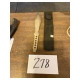 Knife with sheath
